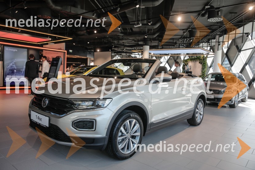 Otvoritev prvega centra mobilnosti Volkswagen in predstavitev novega VW T-Roc Cabrioleta