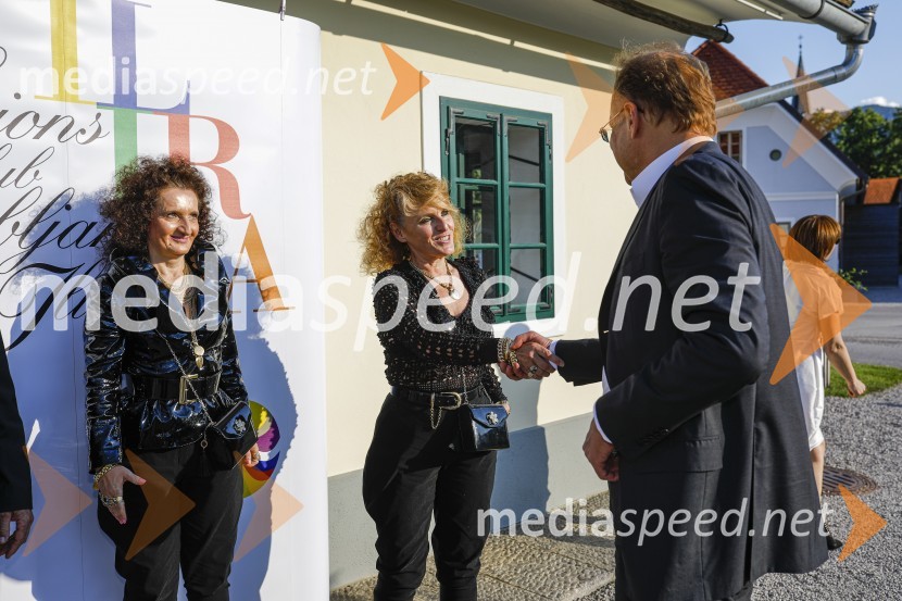  Marta Petkovič;  Gabi Petkovič;  Janez  Škrabec, direktor Riko d.o.o., predsednik Slovensko-ruskega poslovnega sveta, častni konzul BelorusijeLions klub Ljubljana Iliria praznuje 20. obletnico delovanja