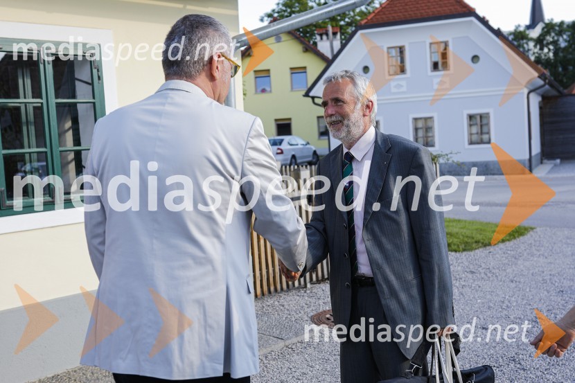  Samo Ivančič, Lions Klub Ljubljana;  Miran PahorLions klub Ljubljana Iliria praznuje 20. obletnico delovanja