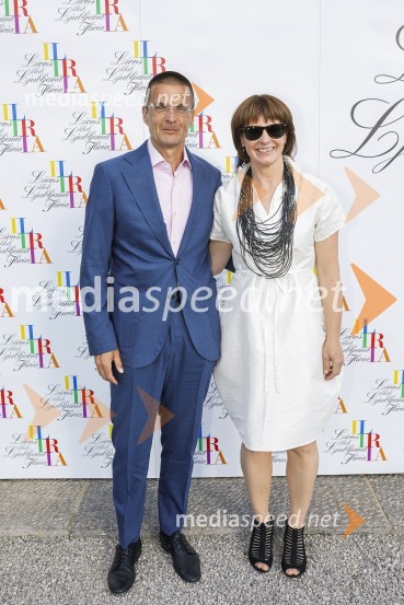 mag. Dimitrij Piciga, direktor podjetja Diogenes, d. o. o.;  Maja Vidergar, vodja marketinških projektov, Cankarjev domLions klub Ljubljana Iliria praznuje 20. obletnico delovanja