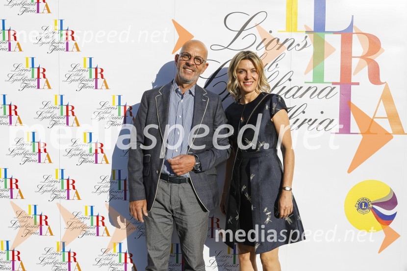  Aron Marko;  Barbara Uranjek, direktorica, Britansko-slovenska gospodarska zbornicaLions klub Ljubljana Iliria praznuje 20. obletnico delovanja