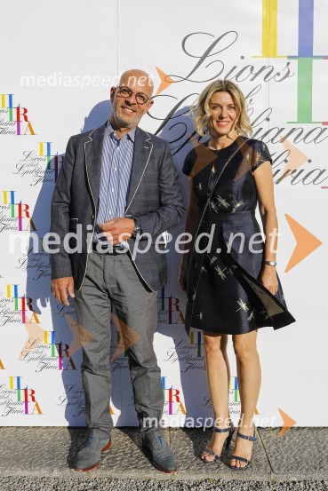  Aron Marko;  Barbara Uranjek, direktorica, Britansko-slovenska gospodarska zbornicaLions klub Ljubljana Iliria praznuje 20. obletnico delovanja