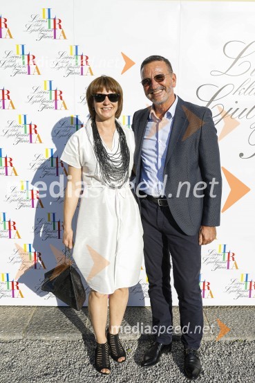  Maja Vidergar, vodja marketinških projektov, Cankarjev dom;  Jože Vidrih, Lions klub Ljubljana IliriaLions klub Ljubljana Iliria praznuje 20. obletnico delovanja