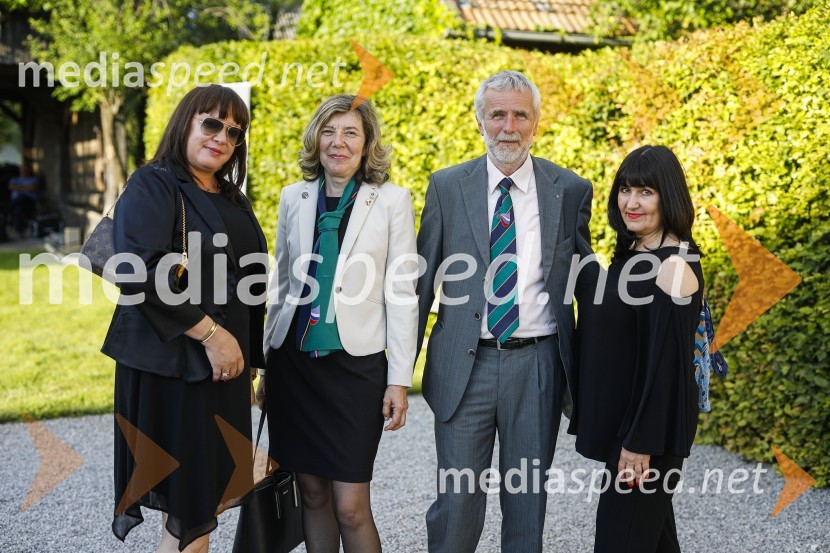  Nina Gantar;  Nadja Pahor;  Miran Pahor;  Lina Nagode Gogala, odvetnicaLions klub Ljubljana Iliria praznuje 20. obletnico delovanja