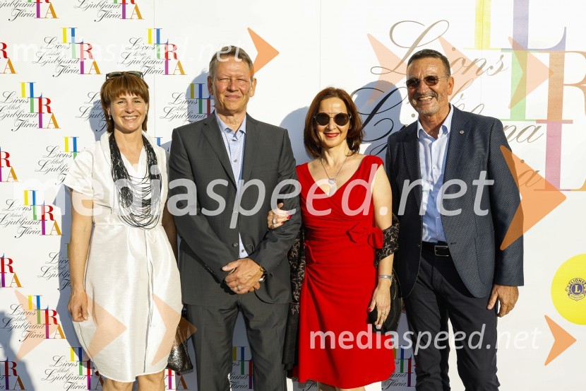  Maja Vidergar, vodja marketinških projektov, Cankarjev dom;  Michel  Deleuran, Incon;  Mirjana Dimc Perko;  Jože Vidrih, Lions klub Ljubljana IliriaLions klub Ljubljana Iliria praznuje 20. obletnico delovanja