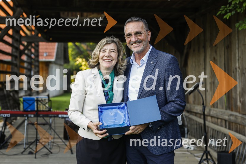  Nadja Pahor;  Jože Vidrih, Lions klub Ljubljana IliriaLions klub Ljubljana Iliria praznuje 20. obletnico delovanja