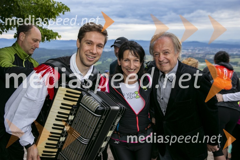  Sašo  Avsenik, glasbenik;  Betka Šuhel Mikolič, mentorica nastopanja v javnosti, radijska in televizijska voditeljica, podjetje BPR;  Alfi Nipič, pevecOd vzhoda do vzhoda, Pohod na Šmarno goro 2020