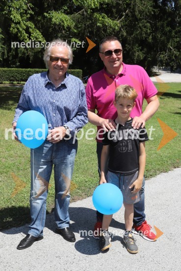  Alfi Nipič, pevec;  Dejan Nipič;  Nino NipičOtvoritev Mariborskega otoka in praznovanje 90 let