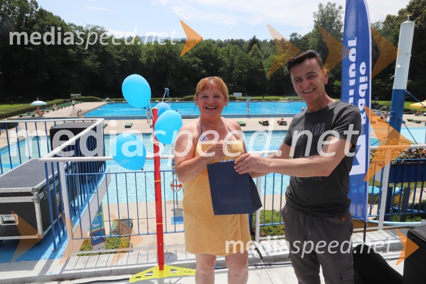  Dragica Kralj;  Zoran Turk, novinarOtvoritev Mariborskega otoka in praznovanje 90 let