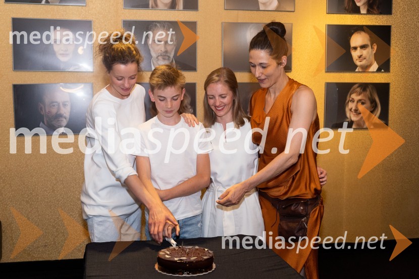  Ajda Smrekar, igralka;  ... ;  Lena Hribar  Škrlec, igralka;  Barbara Zemljič, režiserkaKoščki svetlobe, premiera predstave v MGL