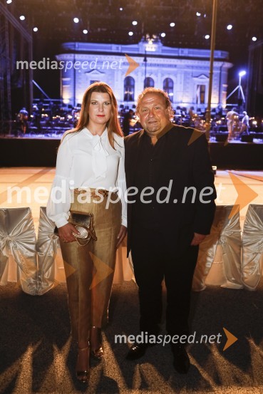  Janja Lamberger;  Darko  Brlek, direktor in umetniški vodja, Festival Ljubljana68. Ljubljana Festival, otvoritev