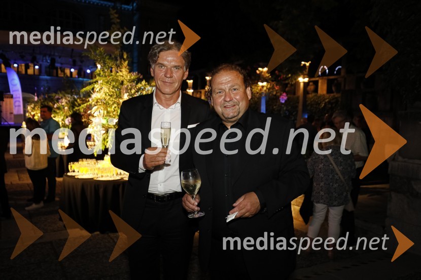 mag. David Kastelic, predsednik uprave, Zavarovalnica Sava, d.d.;  Darko  Brlek, direktor in umetniški vodja, Festival Ljubljana68. Ljubljana Festival, otvoritev