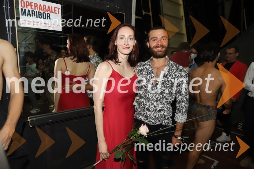  Olesja Hartmann Marin, baletna plesalka;  Ionut Dinita, baletni plesalecLittle Creation, premiera baleta v SNG Maribor