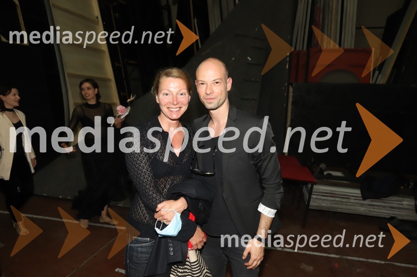  Nataša Matjašec Rošker, igralka;  Gaj Žmavc, baletnikLittle Creation, premiera baleta v SNG Maribor