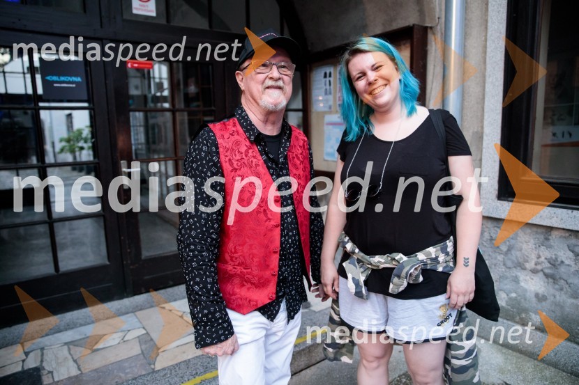  Tomaž Domicelj, glasbenik;  Tanja Divac, novinarkaTomaž Domicelj, peta akustika na Ljubljana festivalu