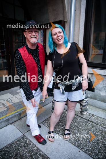  Tomaž Domicelj, glasbenik;  Tanja Divac, novinarkaTomaž Domicelj, peta akustika na Ljubljana festivalu