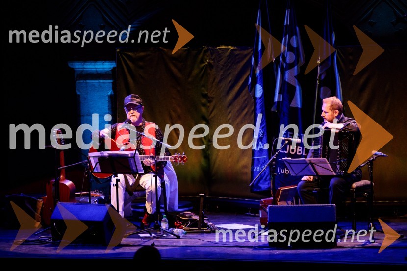  Tomaž Domicelj, glasbenik;  Jure Tori, glasbenikTomaž Domicelj, peta akustika na Ljubljana festivalu