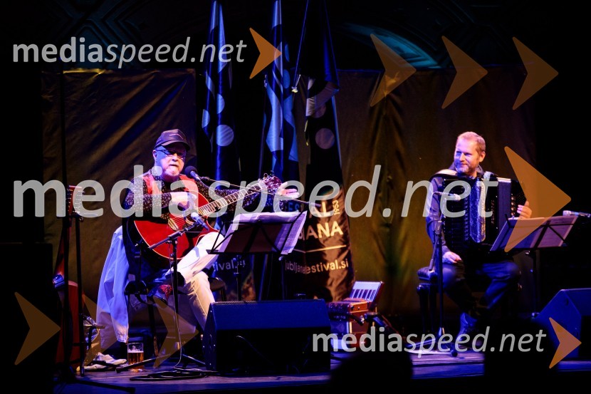  Tomaž Domicelj, glasbenik;  Jure Tori, glasbenikTomaž Domicelj, peta akustika na Ljubljana festivalu