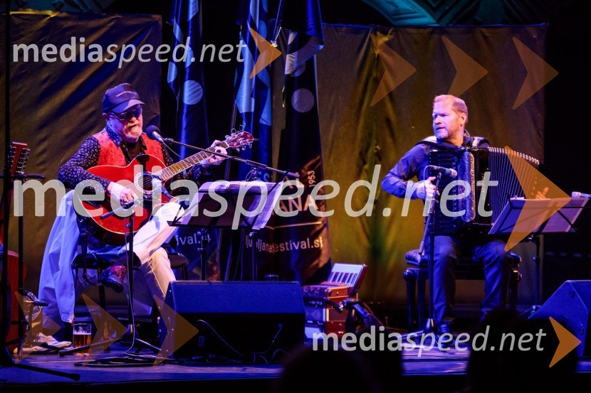  Tomaž Domicelj, glasbenik;  Jure Tori, glasbenikTomaž Domicelj, peta akustika na Ljubljana festivalu