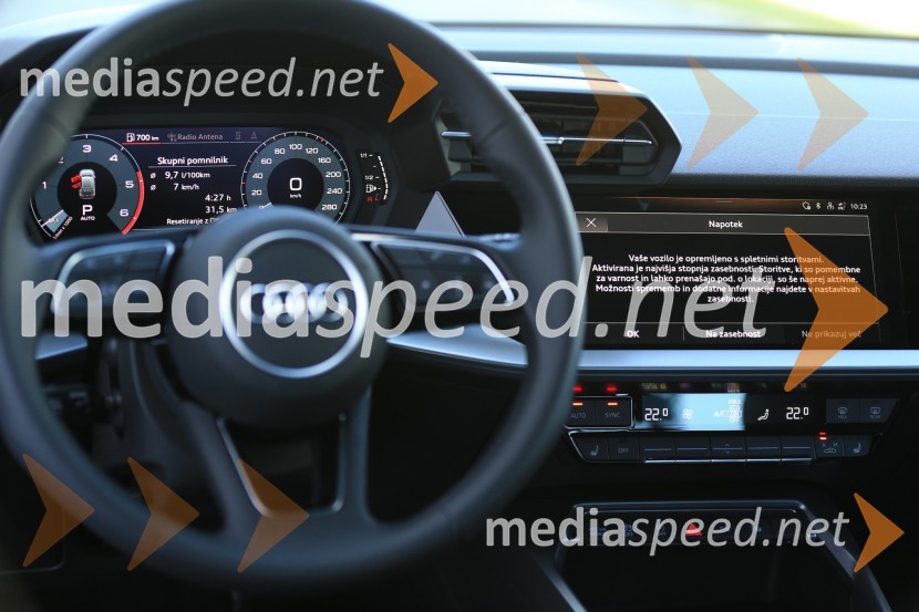 Audi A3 Sportback, slovenska predstavitev