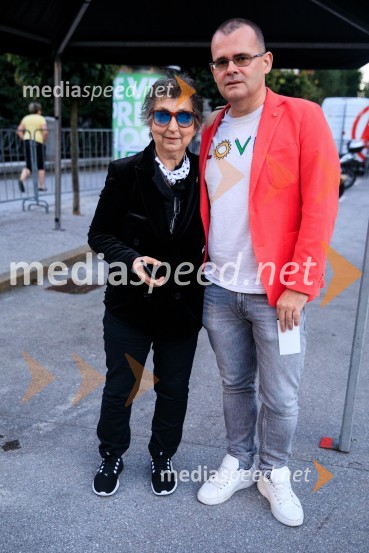  Dragica Petrovič, direktorica, Avditorij Portorož;  Alan Kavčič, predstavnik za odnose z javnostmi SNG MariborNetopir, opereta v izvedbi SNG Maribor, 68. Ljubljana festival