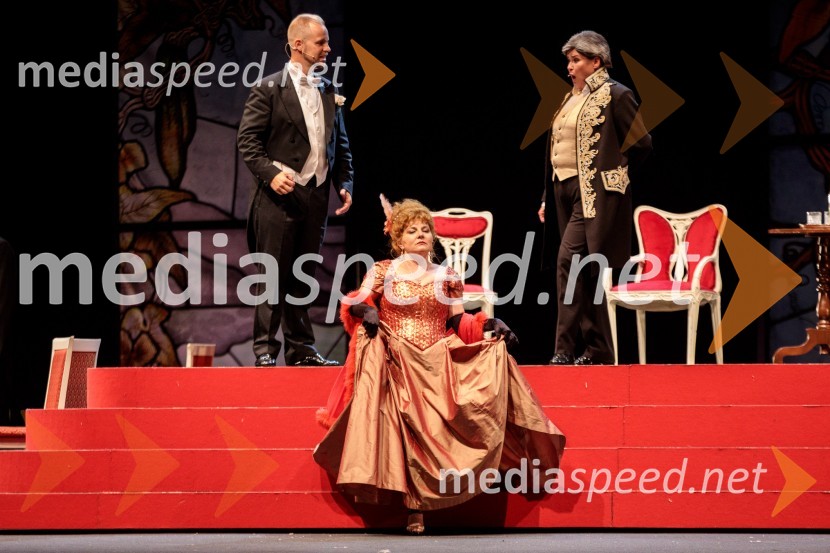  Martin Sušnik, operni solist;  Petya Ivanova, operna solistka;  Dada Kladenik, pevkaNetopir, opereta v izvedbi SNG Maribor, 68. Ljubljana festival