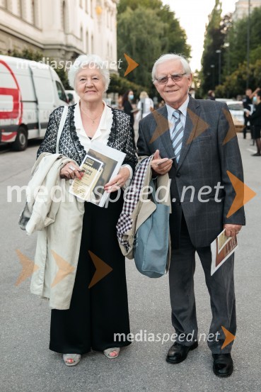  Jana Sodja;  Lovro Sodja, predsednik Društva slovensko-avstrijskega prijateljstvaFalling Angels, balet v izvedbi Opera Balet SNG Maribor, 68. Ljubljana festival