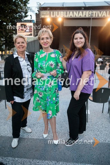  Irena  Butoln, germanistka;  Metka  Premerl, slavistka;  Teja Pelko, novinarka, Svet24Falling Angels, balet v izvedbi Opera Balet SNG Maribor, 68. Ljubljana festival
