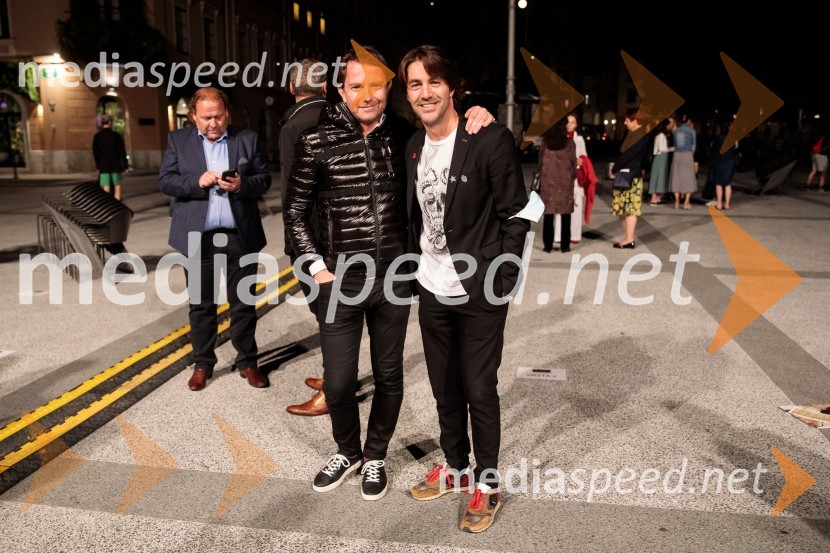  Darko Brlek, direktor in umetniški vodja, Festival Ljubljana;  Tomaž Orešič, podpredsednik skupine Resalta;  Edward Clug, umetniški direktor, Balet SNG MariborFalling Angels, balet v izvedbi Opera Balet SNG Maribor, 68. Ljubljana festival