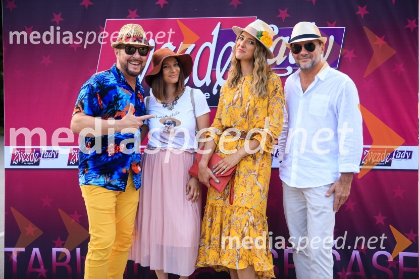  Frenk Nova, glasbenik;  Iris Ošlaj, pevka;  Alenka  Husič, pevka, skupina Sopranos;  Aleš Zibelnik, skupina SopranosZvezde pod klobuki 2020