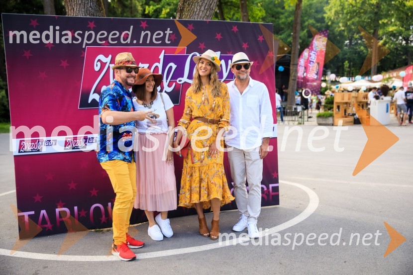  Frenk Nova, glasbenik;  Iris Ošlaj, pevka;  Alenka  Husič, pevka, skupina Sopranos;  Aleš Zibelnik, skupina SopranosZvezde pod klobuki 2020