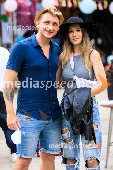  Urban Vidmar, tekmovalec šova Nova zvezda Slovenije;  Samantha Maya, pevkaZvezde pod klobuki 2020