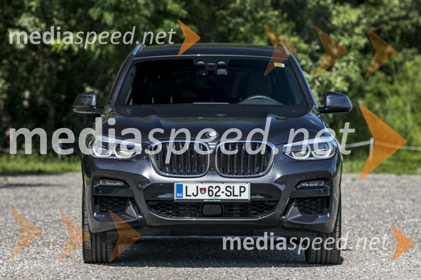 BMW X3 xDrive30e, mediaspeed test