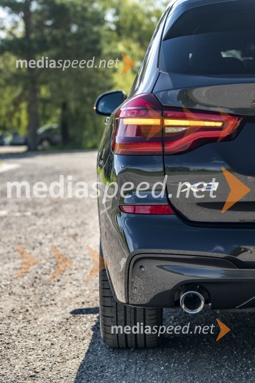 BMW X3 xDrive30e, mediaspeed test