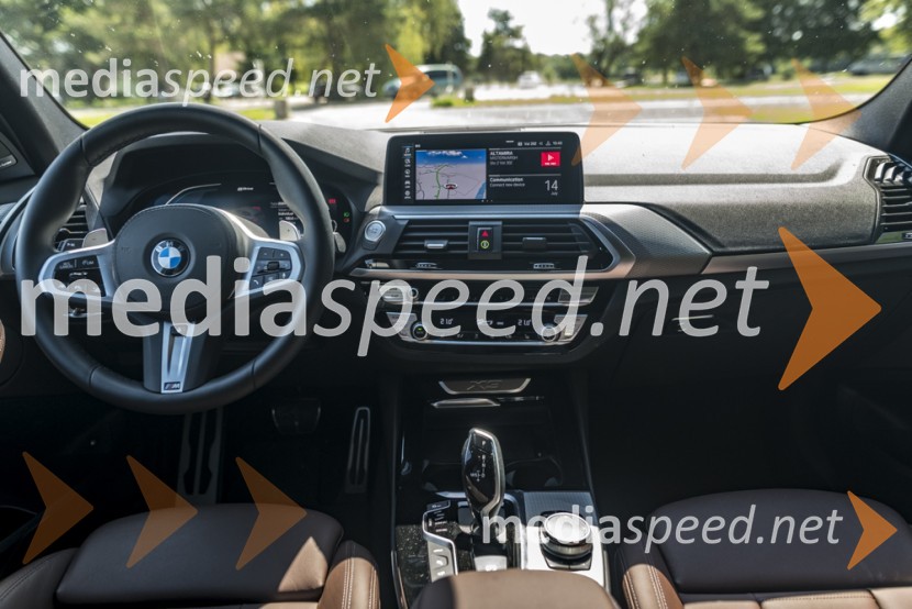 BMW X3 xDrive30e, mediaspeed test