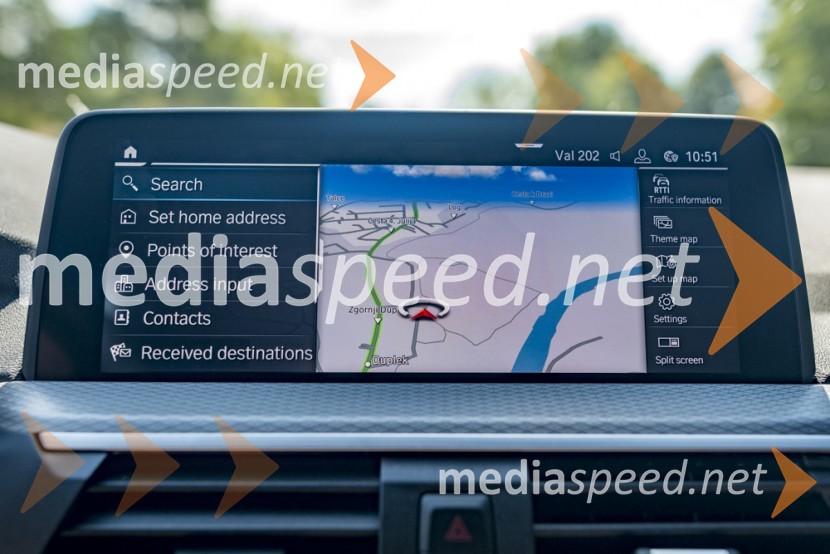 BMW X3 xDrive30e, mediaspeed test