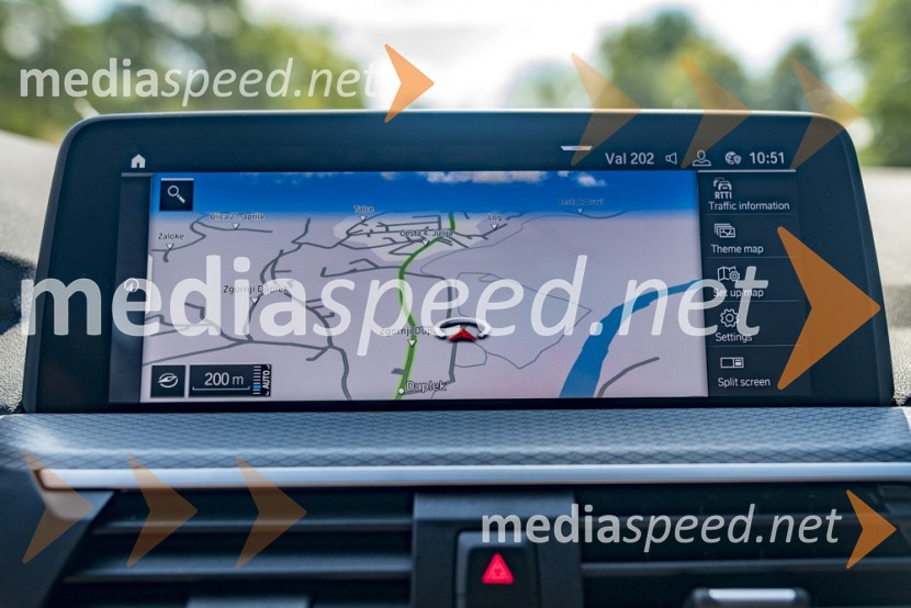 BMW X3 xDrive30e, mediaspeed test