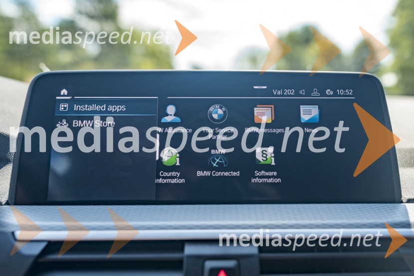 BMW X3 xDrive30e, mediaspeed test