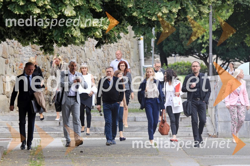 dr. Samo Peter Medved,  podžupan, Mestna občina Maribor ;  Aleksander Saša Arsenovič, župan, Mestna občina Maribor;  Zoran Janković, župan, Mestna občina Ljubljana;  ... ;  Gregor Reichenberg,  podžupan MOM za področje arhitekture in prostoraŽupan Maribora gostil Zorana Jankoviča