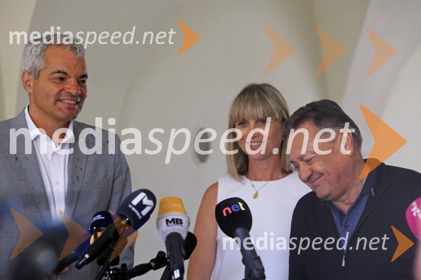  Aleksander Saša Arsenovič, župan, Mestna občina Maribor; mag. Lidija Pliberšek, direktorica Pogrebnega podjetje Maribor d.d. in predsednica ASCE;  Zoran Janković, župan, Mestna občina LjubljanaŽupan Maribora gostil Zorana Jankoviča