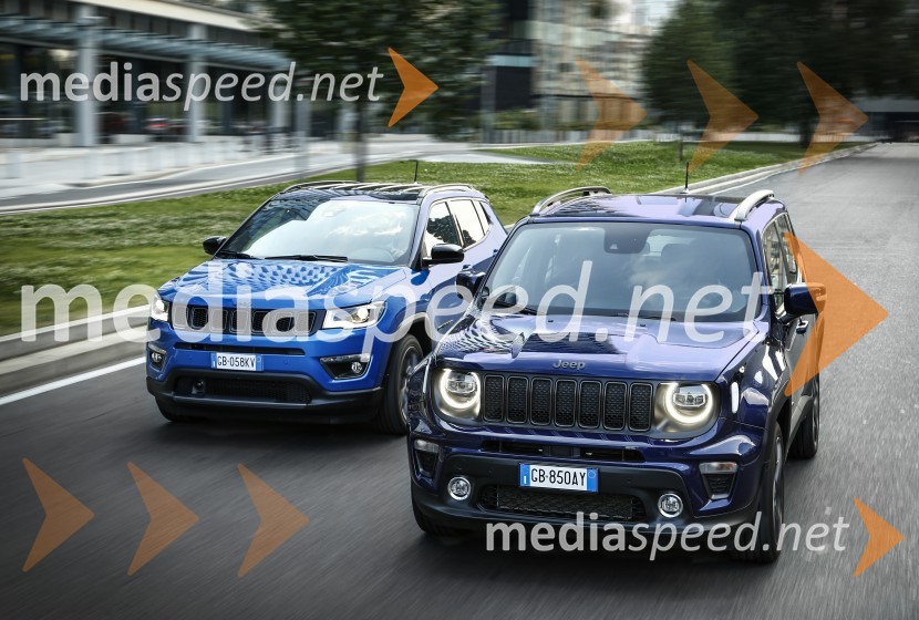 Priključna hibrida Jeep Renegade 4xe in Jeep Compas 4ex