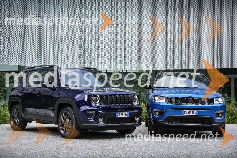 Priključna hibrida Jeep Renegade 4xe in Jeep Compas 4ex