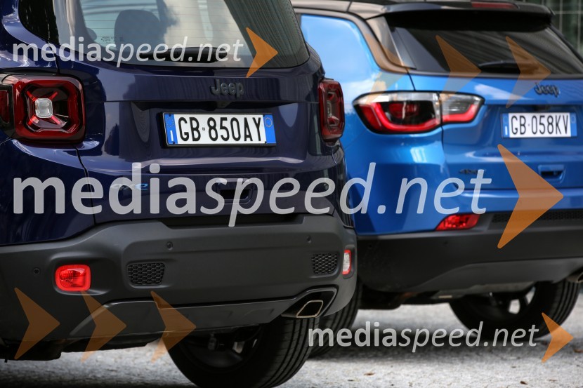 Priključna hibrida Jeep Renegade 4xe in Jeep Compas 4ex