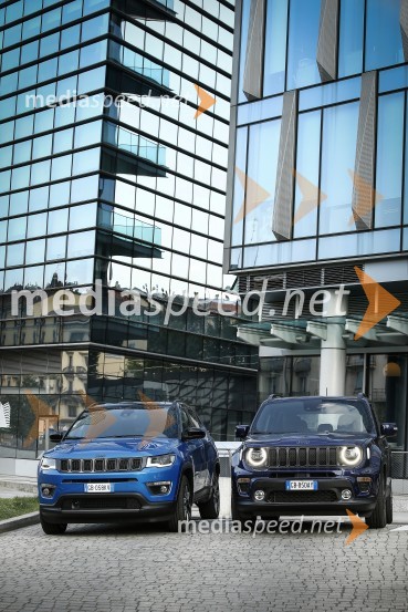 Priključna hibrida Jeep Renegade 4xe in Jeep Compas 4ex