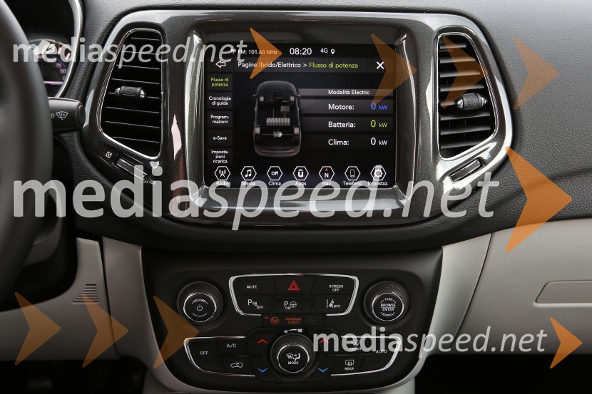 Priključna hibrida Jeep Renegade 4xe in Jeep Compas 4ex