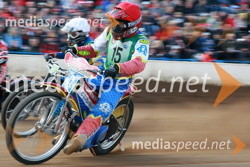 William Lawson, Velika Britanija in Igor Kononov, RusijaSPEEDWAY, SP mladincev 2008 - finale