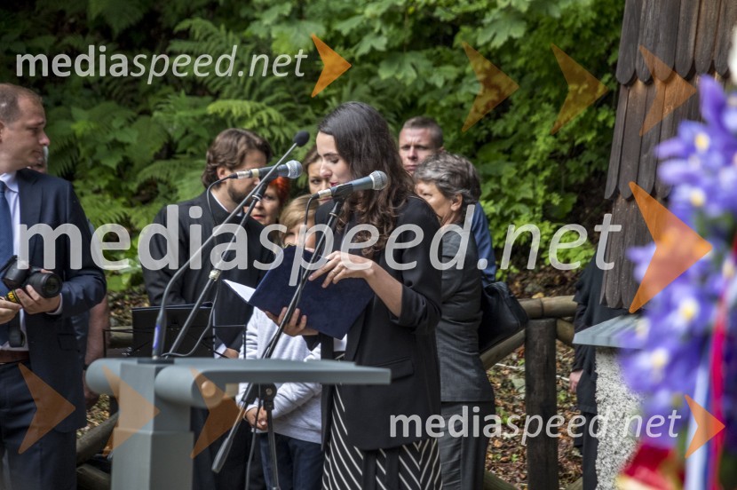  Vesna Kuzmić, igralkaSpominska slovesnost Ruska kapelica 2020