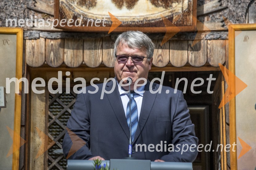  Janez Hrovat, župan občine Kranjska GoraSpominska slovesnost Ruska kapelica 2020