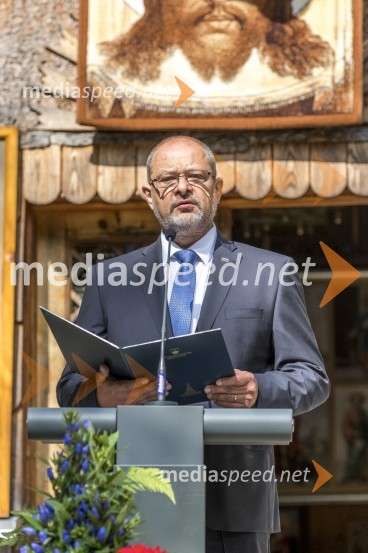  Alojz  Kovšca, predsednik Državnega sveta Republike SlovenijeSpominska slovesnost Ruska kapelica 2020