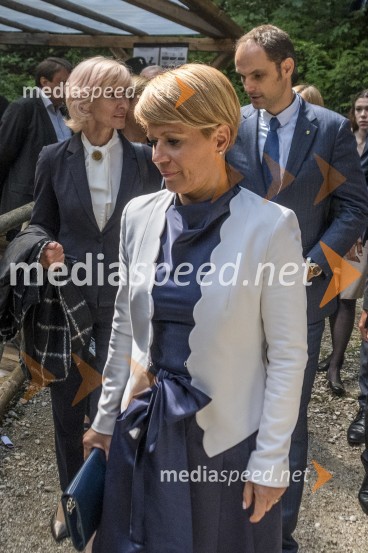 dr. Aleksandra Pivec, ministrica za kmetijstvo, gozdarstvo in prehrano RS, predsednica stranke DESUSSpominska slovesnost Ruska kapelica 2020